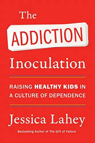 A book cover with the title of addiction inoculation.